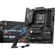 MSI X870E GAMING PLUS WIFI AM5 DDR5 8200MHZ(OC) 3X M.2  USB 40GBPS HDMI DP 5G LAN WIFI 7 RGB ATX