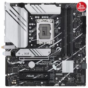 ASUS MB PRIME B760M-A WIFI D4 Intel B760 LGA1700 DDR4 5333 DP HDMI 2x M2 USB3.2 AX WiFi-BT AURA RGB 2.5Gbit LAN mATX ASUS 5X PROTECTION III, Armoury Crate, AI Suite 3