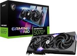 MSI VGA GEFORCE RTX 5070 TI 16G GAMING TRIO OC RTX5070TI 16GB GDRR7 256 B DX12 PCIE 5.0 X16 (3XDP 1XHDMI)