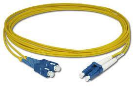 Fibre SC-LC SM Dublex 15mt Optik Patch Cord Kablo