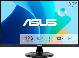 ASUS KURUMSAL VA27DQFR 27 IPS FREESYNC 1920x1080 1ms 100Hz 250cd DP HDMI VGA Hoparlör VESA 3YIL EYECARE FLICKER-FREE ÇERÇEVESİZ DÜŞÜK MAVİ IŞIK MONİTÖR
