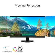 ASUS KURUMSAL VA27DQFR 27 IPS FREESYNC 1920x1080 1ms 100Hz 250cd DP HDMI VGA Hoparlör VESA 3YIL EYECARE FLICKER-FREE ÇERÇEVESİZ DÜŞÜK MAVİ IŞIK MONİTÖR