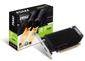 MSI VGA GEFORCE GT 1030 2GH LP OC GT1030 2GB GDDR5 64B DX12 PCIE 3.0 X16 (1XHDMI 1XDP)