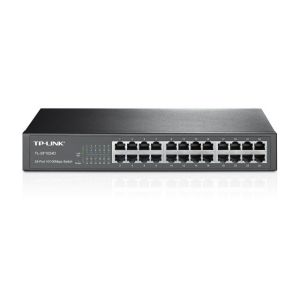 TL-SF1024D 24-Port 10/100Mbps % 75 Enerji Tasarruflu 13'' Çelik Kasa Switch