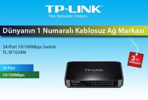 TL-SF1024M TP-LINK 24 PORT 10/100 Mbps Desktop Switch