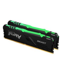 Kingston 16GB 3200MHz DDR4 CL16 DIMM (Kit of 2) FURY Beast RGB