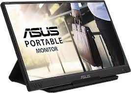 ASUS ZENSCREEN MB166C 15,6 TASINABILIR USB MONITOR IPS 1920x1080 5MS USB-C 3YIL MAT EKRAN USB-C to A ADAPTOR DUSUK MAVI ISIK Monitör