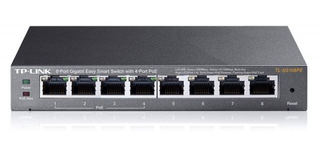 TL-SG108PE 8 Port 10/100/1000Mbps / 4 Port Poe