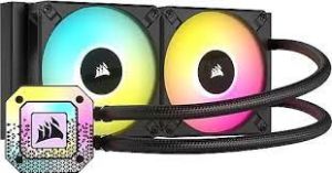 CORSAİR İCUE H100İ ELİTE XT, 240MM, 2 X AF140 RGB FAN, SIVI İŞLEMCİ SOĞUTUCUSU, SİYAH (CW-9060068-WW)
