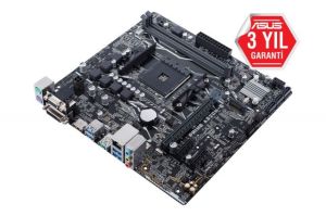 ASUS PRIME A320M-E AMD A320 SOKET AM4 DDR4 3200 HDMI DVI VGA M2 USB3.1 MATX