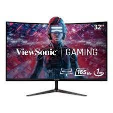VIEWSONIC VX3218-PC-MHDJ GAMING MONITOR 31.5 1MS 165HZ VA 1920X1080 FHD 300 HDMI DP 16:9 80M:1 16.7M HOPARLOR 3 KENAR CERCEVESIZ 1500R KAVIS FREESYNC PREMIUM FLICKER FREE MAVI ISIK FILTRESI TILT YUKSEKLIK AYARI VESA