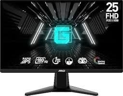 MSI 24.5 G255F 1920x1080 (FHD) 16:9 FLAT RAPID IPS 180HZ 1MS FREESYNC GAMING MONITOR