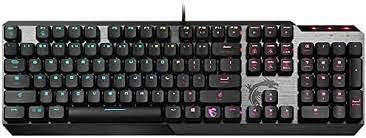 MSI GG VIGOR GK50 LOW PROFILE TKL TR DUSUK PROFIL SAYISAL TUS TAKIMSIZ KOMPAKT TKL TASARIM GERCEK MEKANIK KAILH SWITCH PER KEY RGB FIRCALANMIS METAL TUS YUZEYI TURKCE Q