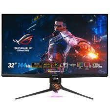 32 ASUS ROG SWIFT PG32UQXR 32 GAMING MINI LED FAST IPS FREESYNC PREMIUM 3840x2160 1MS 160HZ DP HDMI USB VESA 3YIL QUANTUM DOT HDR1000 10 BIT YUKSEKLIK AYARI HDMI 2.1 DP 2.1 Monitör