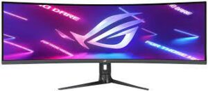 ASUS ROG STRIX XG49WCR 49 GAMING VA KAVISLI AURA RGB FREESYNC HDR DFHD 5120x1440 1MS 165HZ DP HDMI USB MM VESA 3YIL ELMB HDR 400 90 DCI-P3 RJ4 AKILLI KVM YUKSEKLIK AYARI Monitör
