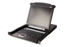 ATEN CL5708M-ATA-TQG 17 8P PS/2-USB VGA LCD KVM SW W/TQ KB