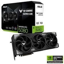 ASUS TUF-RTX5080-O16G-GAMING OC 16GB GDDR7 256bit