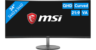 MSI 34 PRO MP341CQ 3440x1440 (UWQHD) CURVED 1500R VA 100HZ 1MS ANTI-GLARE MONITOR