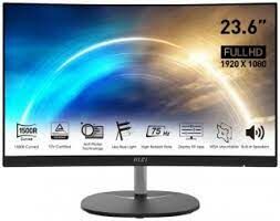 MSI 23.6 PRO MP241CA 1920x1080 (FHD) CURVED 1500R VA 75HZ 1MS ANTI-GLARE MONITOR