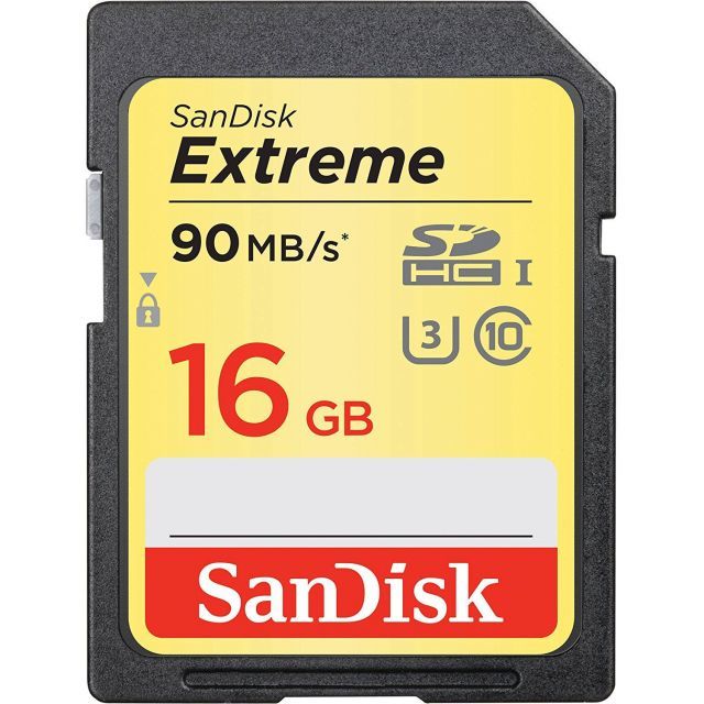 SDSDXNE-016G-GNCIN 16 GB Extreme SDHC 90 MB Class 10 UHS I SD-MMC Kart