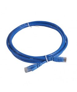 Cat6 U/UTP Patch Cord LSZH 3m Mavi