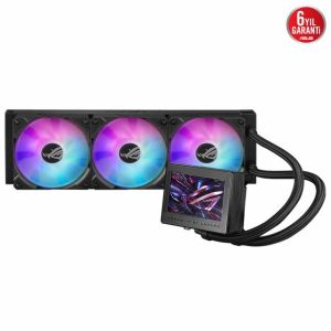 ASUS ROG RYUJIN III 360 ARGB OLED 3.5INC LCD AURA SYNC RGB 3X NOCTUA IPPC 2000 PWM 120MM*3 ADRESLENEBİLİR RGB FAN SIVI CPU SOĞUTUCU