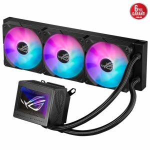 ASUS ROG RYUJIN III 360 ARGB OLED 3.5INC LCD AURA SYNC RGB 3X NOCTUA IPPC 2000 PWM 120MM*3 ADRESLENEBİLİR RGB FAN SIVI CPU SOĞUTUCU