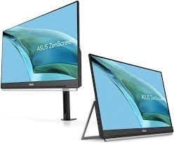 ASUS ZENSCREEN MB249C 23.8 TASINABILIR USB MONITOR IPS 1920x1080 5MS 75HZ HDMI USB-C MM VESA 3YIL MAT EKRAN EYECARE MONITOR