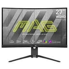 MSI 27 MAG 275CQRXF CURVED 1000R RAPID VA 2560X1440 (WQHD) 16:9 240HZ 1MS FREESYNC PREMIUM GAMING MONITOR