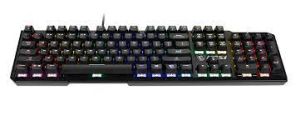 MSI GG VIGOR GK41 LR TR MEKANIK GAMING KLAVYE KAILH LINEAR RED SWITCHES, 10 BOLGEDE 10 DAN FAZLA RGB LED AYDINLATMA EFEKTI. TURKCE Q