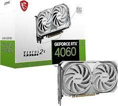 MSI VGA GEFORCE RTX 4060 VENTUS 2X WHITE 8G OC RTX4060 8GB GDDR6X 128B DX12 PCIE 4.0 X16 (3XDP 1XHDMI)