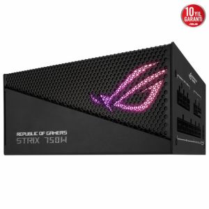 ASUS ROG-STRIX-750G AURA 80+ GOLD 750W MODÜLER ATX 3.0 UYUMLU PCI-E 5.0 10 YIL GARANTİ
