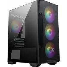 MSI MAG FORGE M100R Temperli Cam 3x120mm 1x120mm ARGB Fan mATX Gaming Bilgisayar Kasası