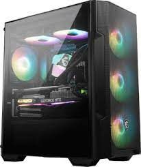 MSI MAG FORGE M100R Temperli Cam 3x120mm 1x120mm ARGB Fan mATX Gaming Bilgisayar Kasası