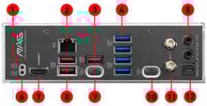 MSI MAG B850M MORTAR WIFI AM5 DDR5 8200MHZ(OC) HDMI 3X M.2 USB 20GBS 5G LAN WI-FI 7 MATX
