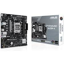ASUS MB PRIME A620M-K AMD A620 AM5 DDR5 6400 HDMI VGA M2 USB3.2 AURA RGB mATX 96GB kadar ram desteği ASUS 5X PROTECTION III