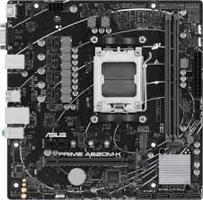ASUS MB PRIME A620M-K AMD A620 AM5 DDR5 6400 HDMI VGA M2 USB3.2 AURA RGB mATX 96GB kadar ram desteği ASUS 5X PROTECTION III