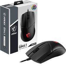 MSI GG CLUTCH GM41 LIGHTWEIGHT V2 65 GRAM ESPORTS GAMING MOUSE 16000 DPI 1MS POLLING PIXART PMW-3389 OPTIK SENSOR OMRON SWITCH RGB LED MYSTIC LIGHT OYUNCU FARESI