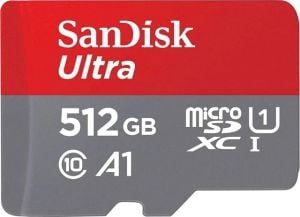 SDSQUAC-512G-GN6MN 512GB Ultra UHS I MicroSD Card 150MB/s