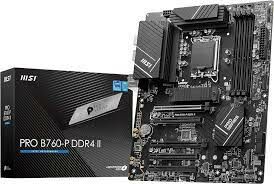 MSI MB PRO B760-P DDR4 II SOKET 1700 DDR4 5333(OC) PCI-E ,M.2 USB3.2 HDMI,DP  1x 2.5G LAN ATX