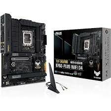 ASUS MB TUF GAMING B760 PLUS WIFI INTEL B760 LGA1700 DDR5 7200 DP HDMI 3x M2 USB3.2 AX WiFi BT 2.5Gbit LAN ATX 128GB KADAR RAM DESTEGİ ASUS 5X TUF PROTECTION III