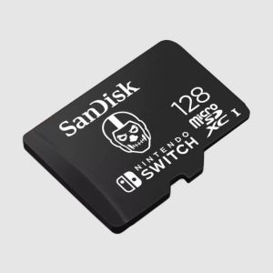 SDSQXAO-128G-GN6ZG 128GB Nintendo MicroSD UHS I Card Fortnite Edition Skull Trooper