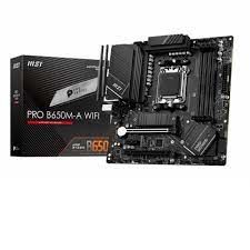 MSI MB PRO B650M-A WIFI AM5 DDR5 6400MHZ(OC) HDMI DP M.2 USB3.2 2.5G LAN WIFI 6E mATX