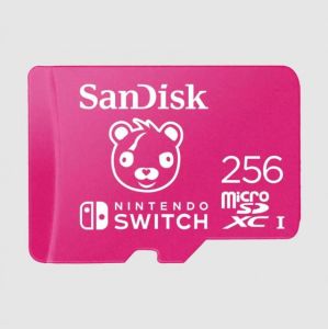 SDSQXAO-256G-GN6ZG 256GB Nintendo MicroSD UHS I Card Fortnite Edition