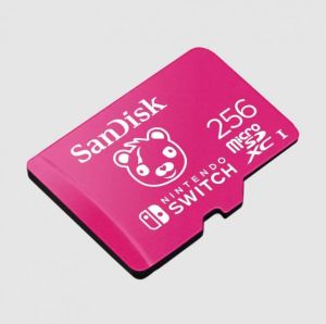 SDSQXAO-256G-GN6ZG 256GB Nintendo MicroSD UHS I Card Fortnite Edition
