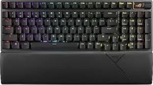 ASUS ROG STRIX SCOPE II 96 WL/RX RED/ABS/TR WIRELESS OYUN KLAVYESİ: ÜÇ MODLU BAĞLANTI, ROG RX OPTİK ANAHTARLAR, PBT TUŞ KAPAKLARI, SİLİKON YALITIM, EK ROG TUŞLARI, BİLEK DESTEĞİ