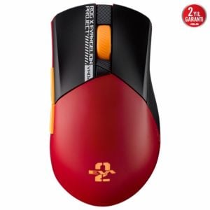 ASUS ROG GLADIUS III WIRELESS AIMPOINT EVA EDITION 2.4GHz BLUETOOTH 36000 DPI SENSÖR 6 FARKLI PROGRAMLANABİLİR TUŞ DEĞİŞTİRİLEBİLİR SWITCH OYUNCU MOUSE