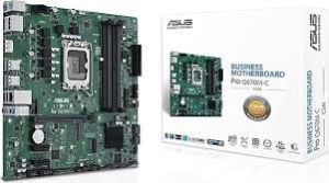 ASUS MB PRO Q670M-C-CSM Intel Q670 LGA1700 DDR5 4800 2xDP HDMI Çift M2 USB3.2 TPM mATX Intel Vpro desteği. ASUS MB Control Center Express Hediyeli