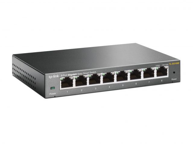 TL-SG108E 10/100/1000Mbps 8xPort Smart Pure Switch