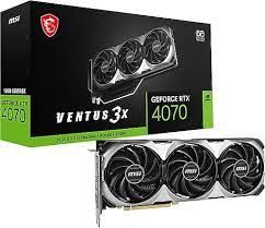 MSI VGA GEFORCE RTX 4070 VENTUS 3X E 12G OC RTX4070 12GB GDDR6X 192B DX12 PCIE 4.0 X16 (3XDP 1XHDMI)